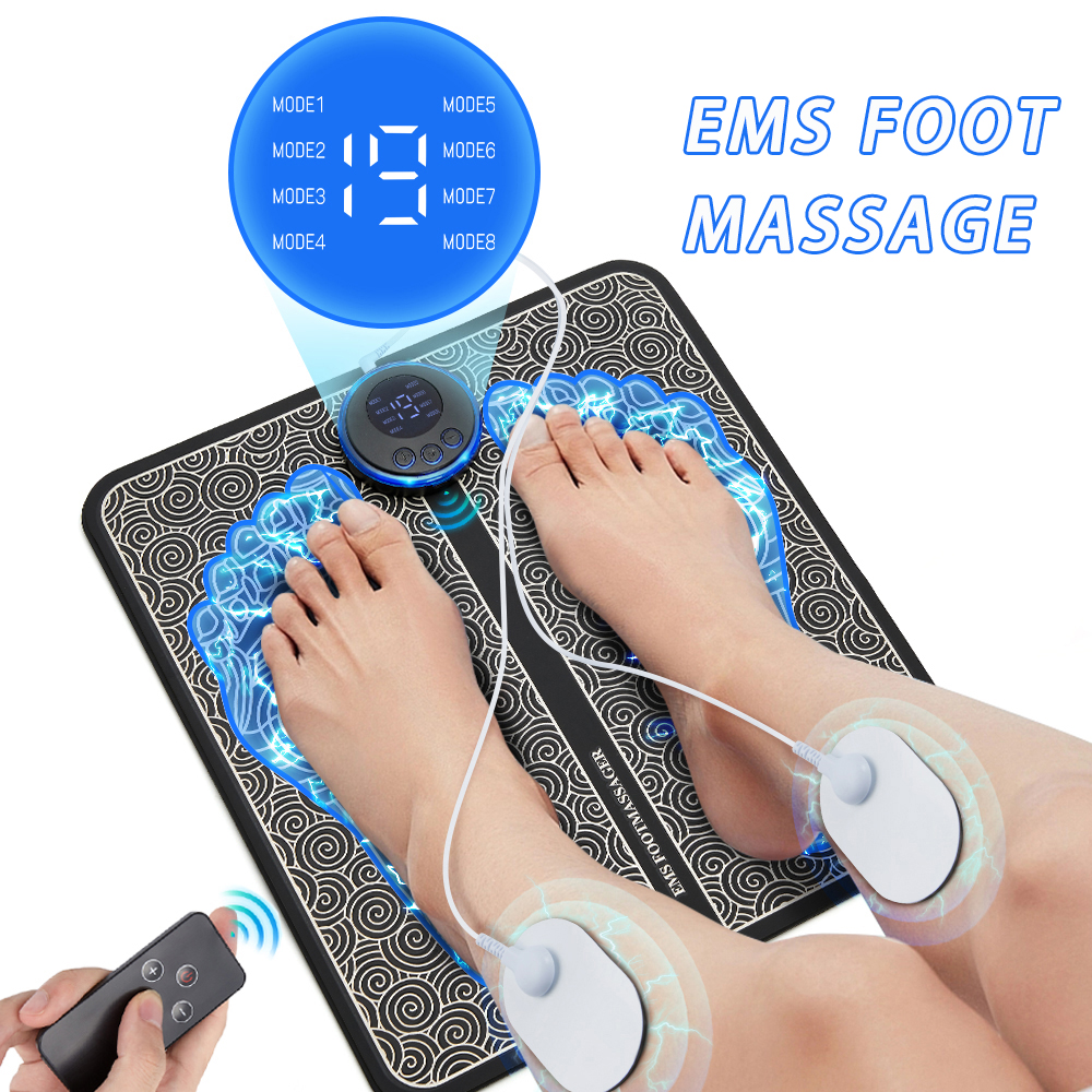 Best of Electric EMS Foot Massager Pad Relief Pain Relax Feet Acupoints Massage Mat Shock Muscle Stimulation Improve Blood Circulation Reviews & Tips