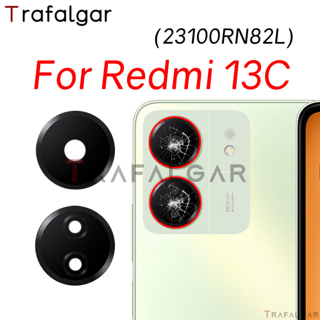 Lentille Caméra Arrière Pour Xiaomi Redmi Note 10/10S - Verre Remplacement Avec Adhésif - Noir - MMOBIEL