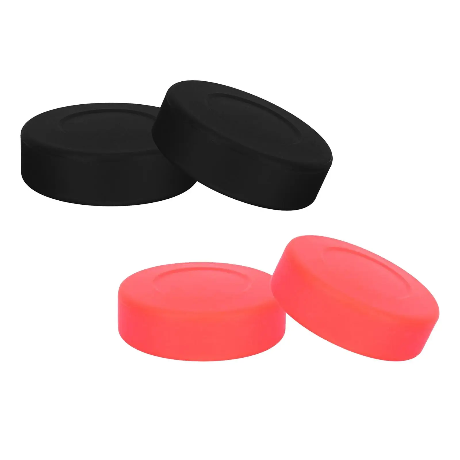 2 Pieces Ice Hockey Puck Rubber Hockey Puck Wear Resistant Professional