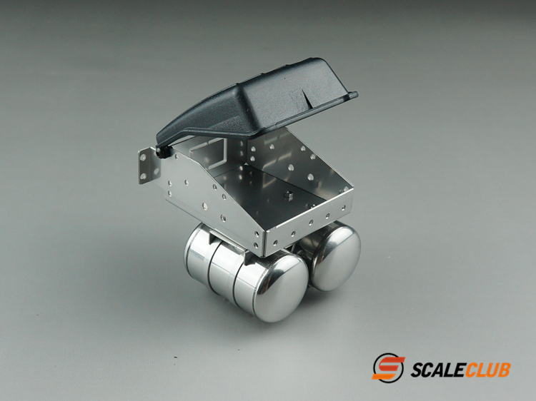 Scaleclub 1/14 für Tamiya 3363 1851 Simulationsbatteriekasten Gastank Metall Upgrade-Zubehör – Detail 2
