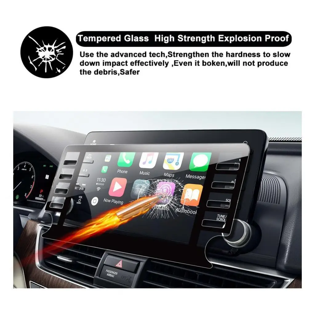 Car  Screen Display Protectors Tempered Films Foils 0th Accord  Shipping