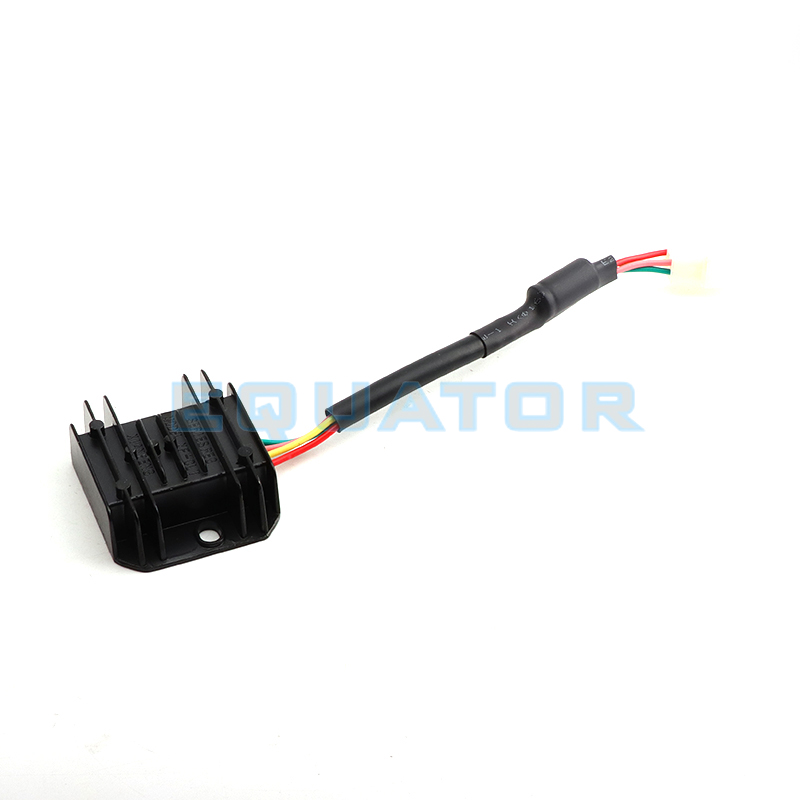 Motorrad dirt pit bik teile buchse stecker 4 Drähte 12 V Spannung regler Gleichrichter ATV GY6 50 150cc Scooter Moped JCL NST TAOTAO – Detail 5