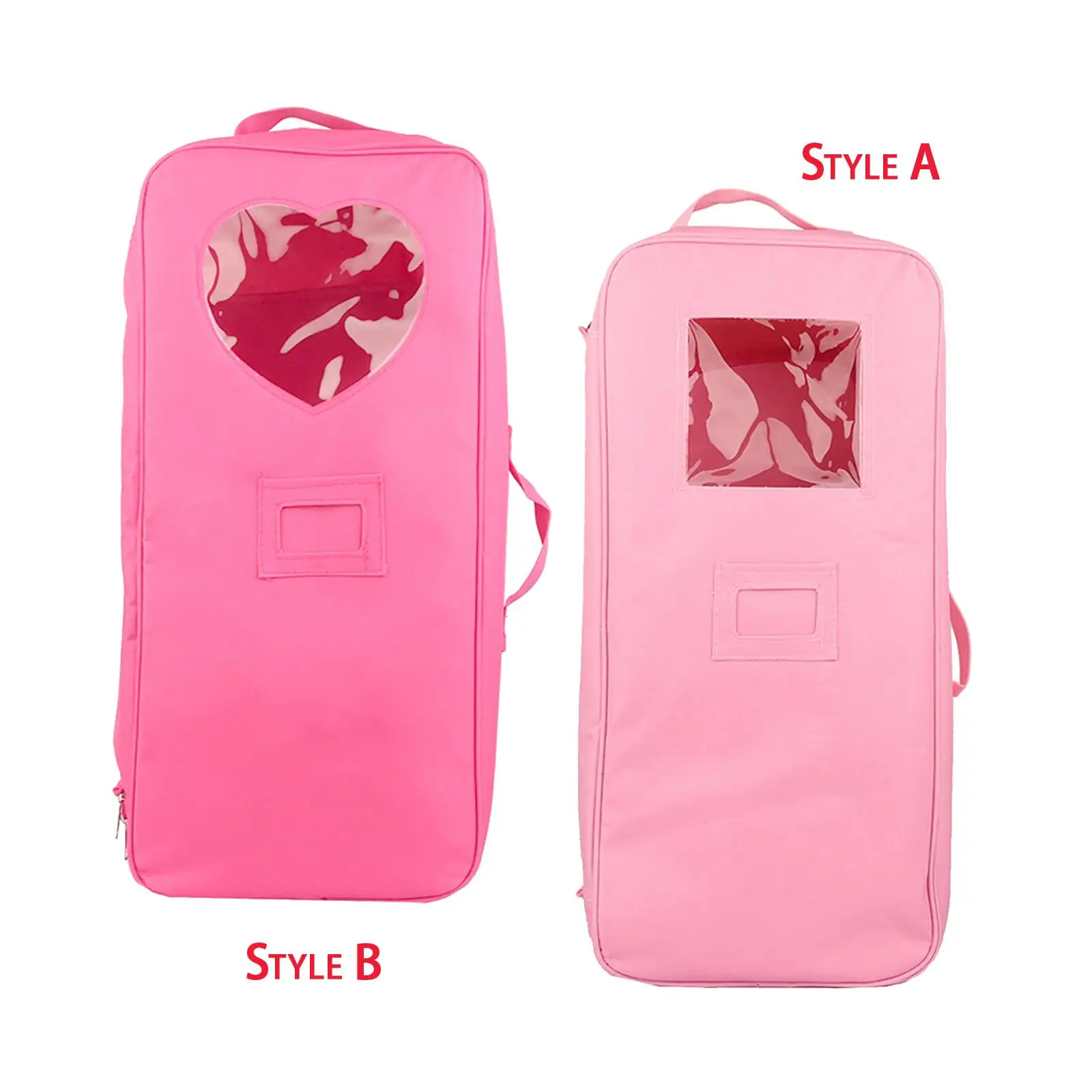 Travel Bag Doll Carrier Case Accessories Multi Pocket Carrying Bag Doll Clothes Storage Suitcase for Girl Doll