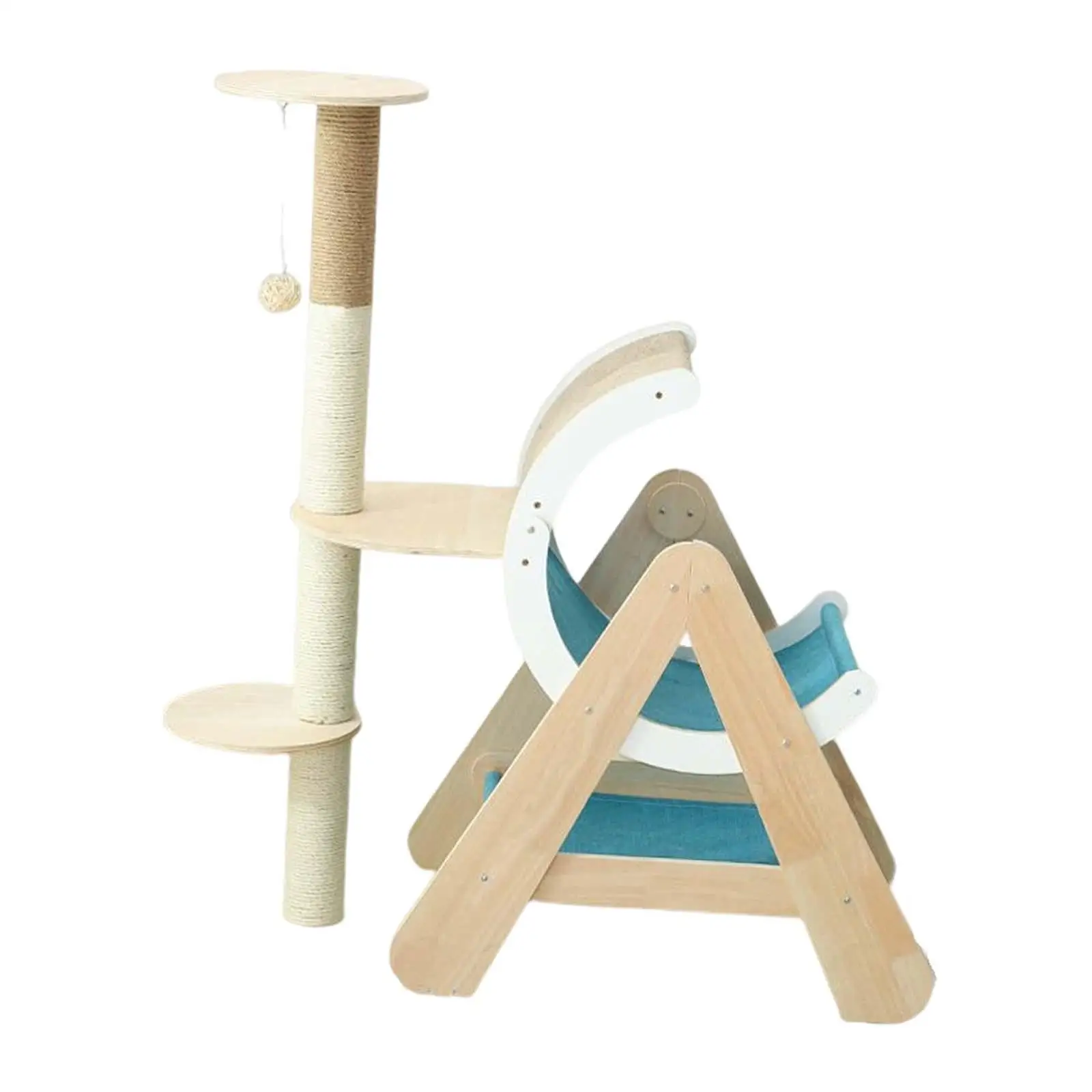 Multi Layer Cat Climbing Frame Tree Decorative Crafts Activities Tower for Pet