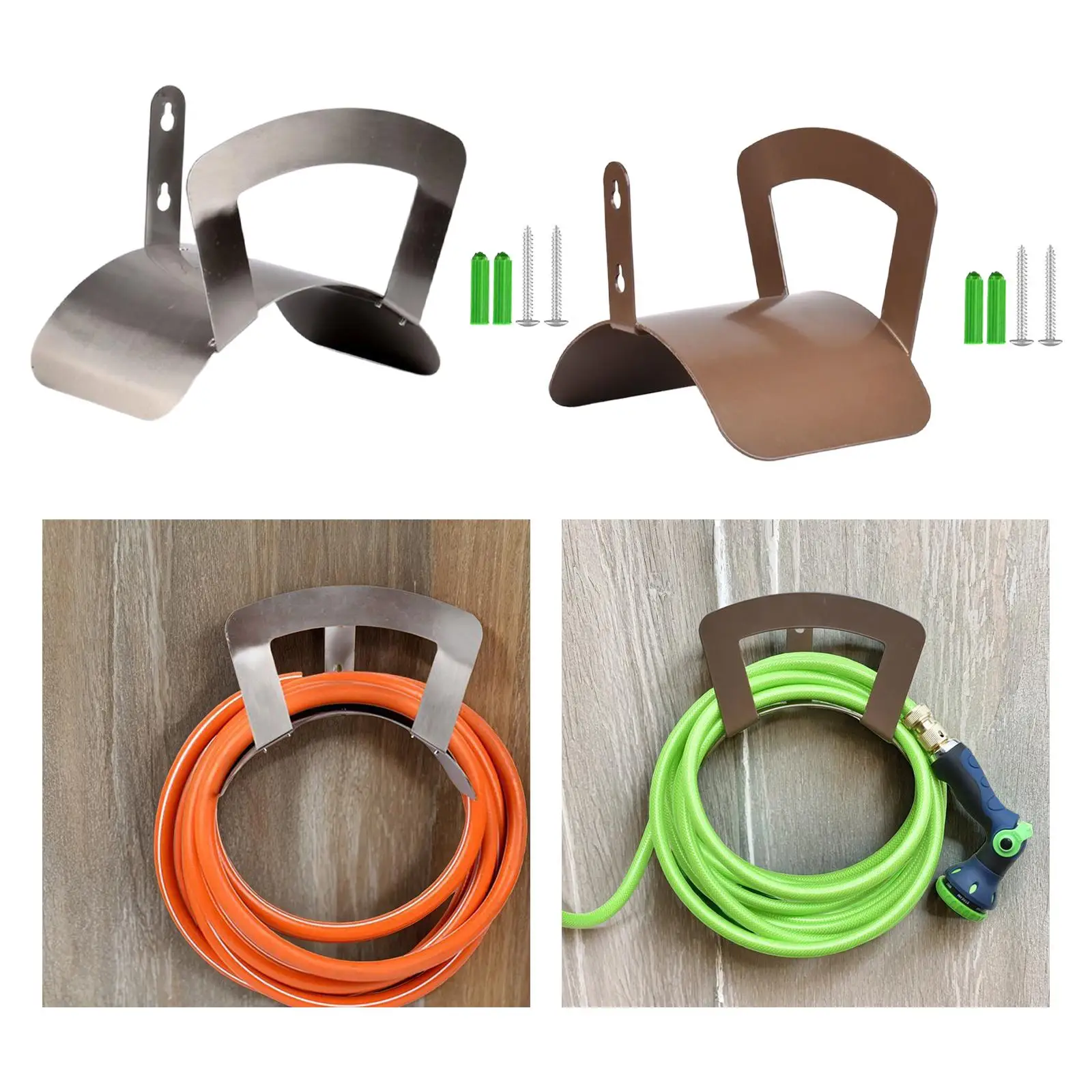Garden Hose Hook Simple Design Easy to Install Stainless s Holder