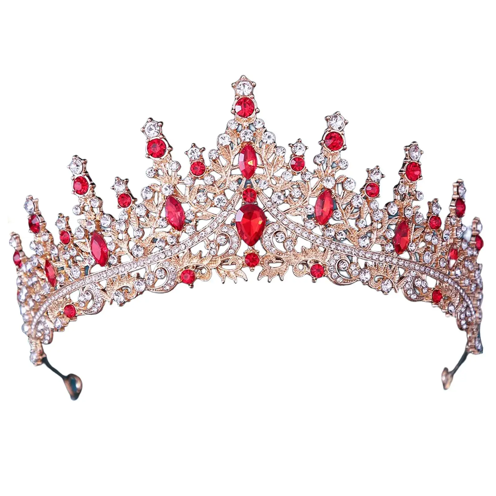 Birthday Tiara Hair Dress Accessories Hair Jewelry Bridal Crown Princess Crown Rhinestone Wedding Crowns for Prom Anniversaries