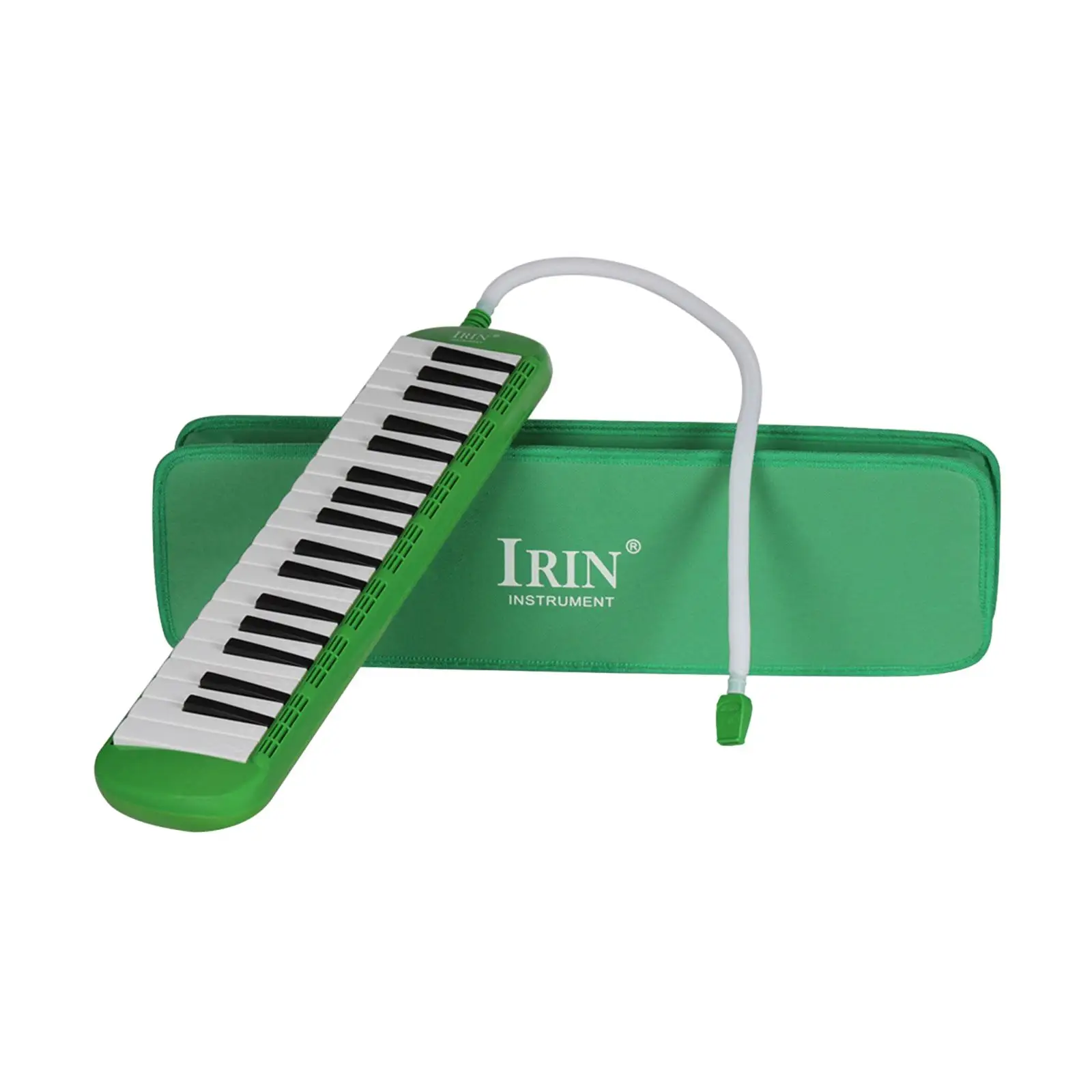 37 Keys Melodica Instrument with Soft Tube, Short Mouthpieces, Carrying Case