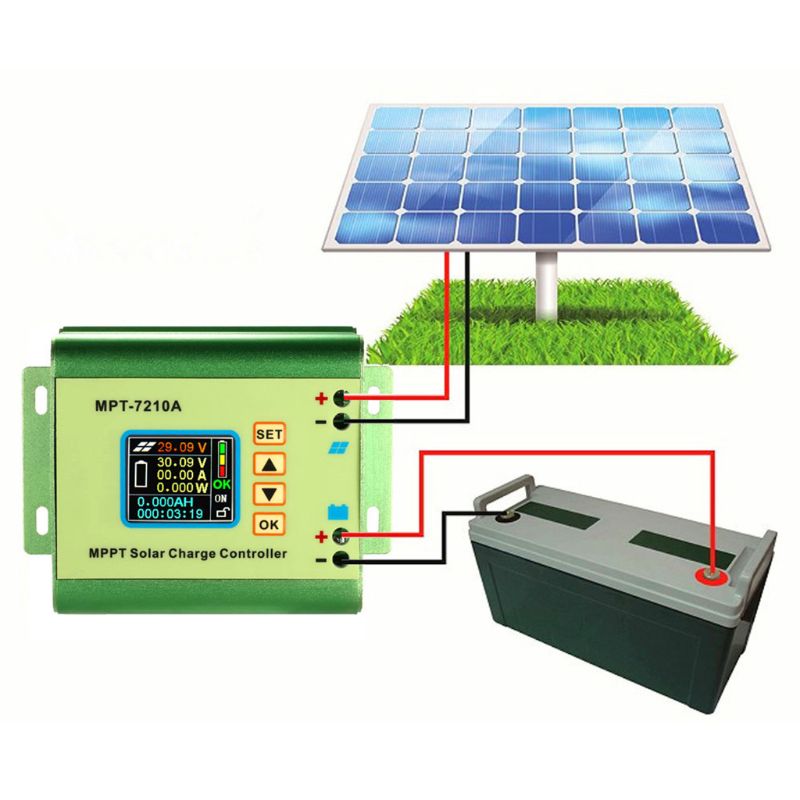 Controle Digital Módulo Tensão Carga 24v 36v 48v 60v 72v