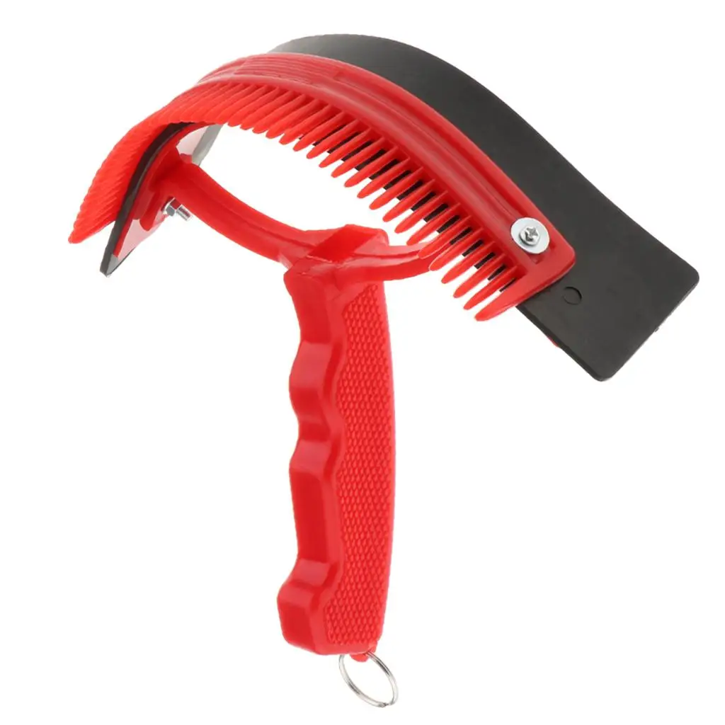 2 in 1 Portable Sweat Scraper Grooming Tool with Anti-slip Handle
