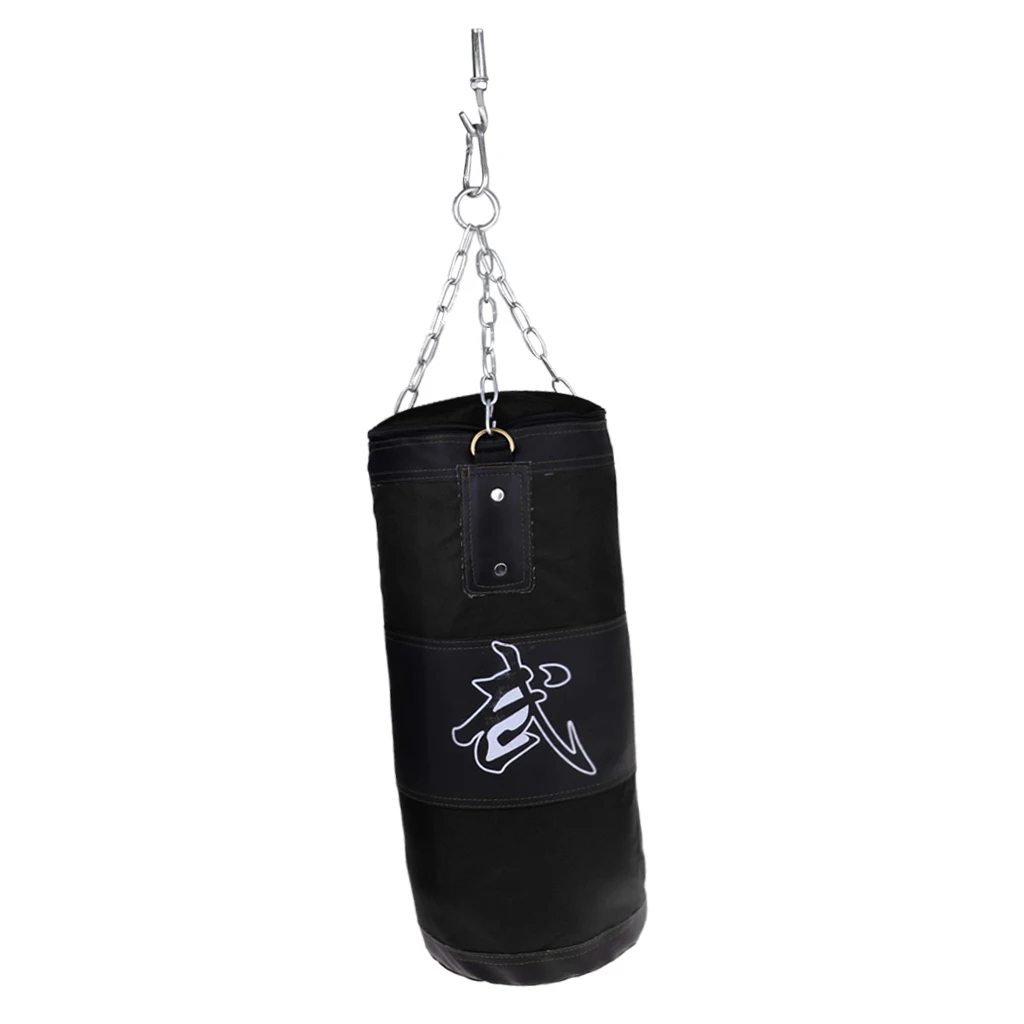 Kids/Adults Punching Bag Heavy Duty Boxing Sandbag Practice Kicking Martial Arts Training Bag Hanging Chains Set