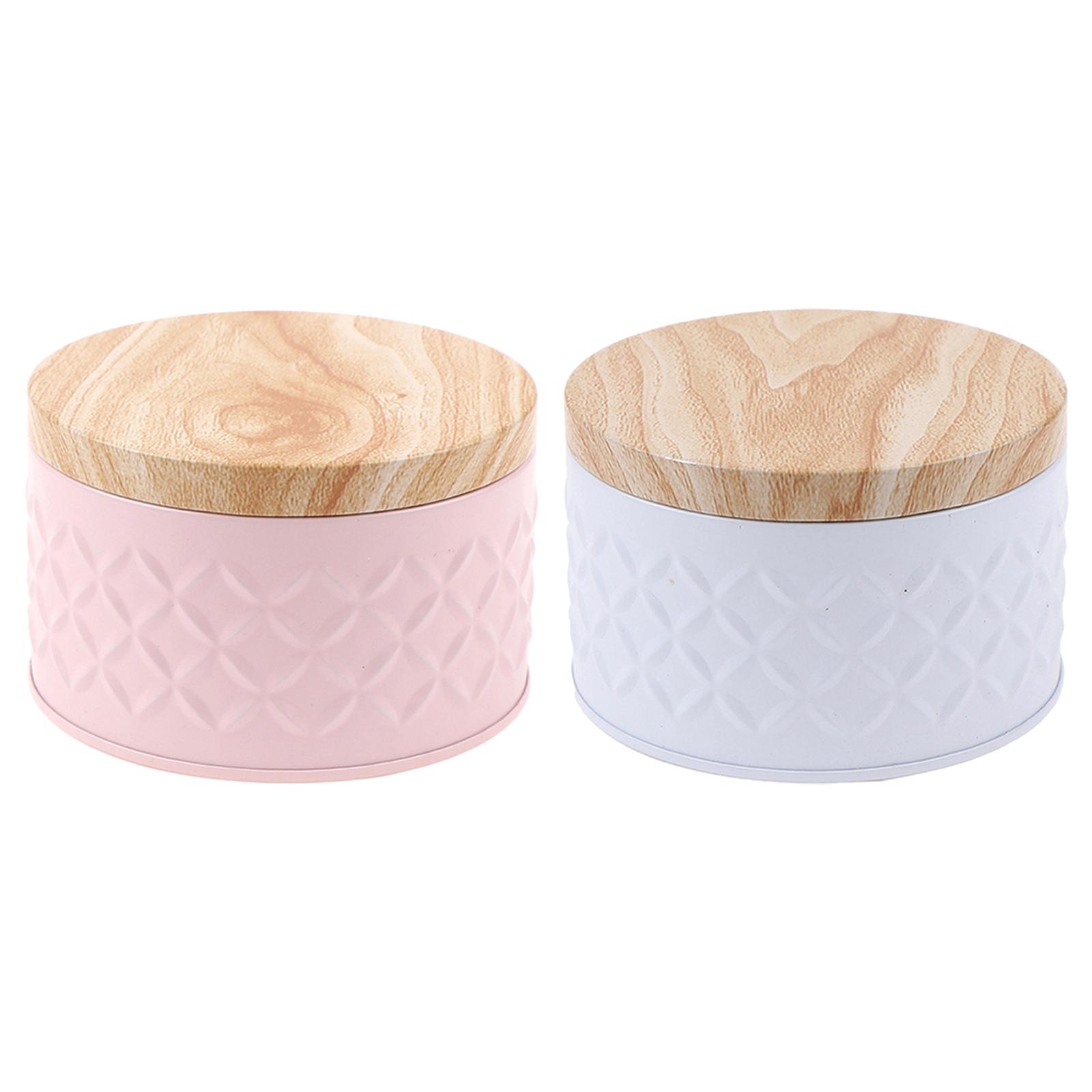 Empty Tins Box Storage Box Organizer Cookie Box Candle Tins Candle Containers for Candle Making Arts & Crafts Gifts Packing