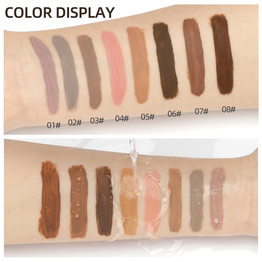 Best of QIBEST 8 Color Matte Liquid Eyeshadow Stick Waterproof Long-Lasting Metallic Pigment Easy To Makeup Professional Eyeshadow Blush Reviews & Tips - Image 5