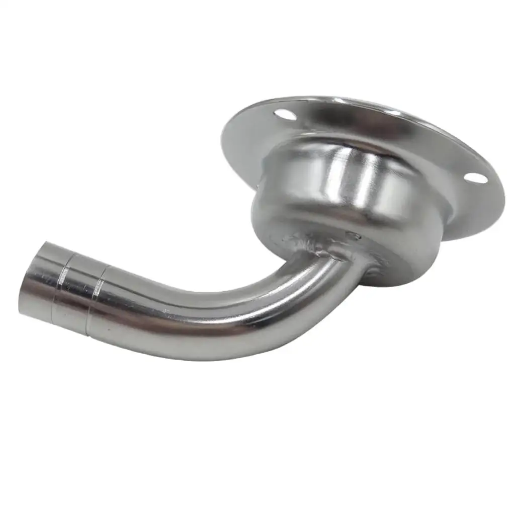 Heavy Duty Stainless Steel 90 Degree Bend  Tank Vent Through Hull Scupper for Boat/Yacht (3/4 inch  Hose)