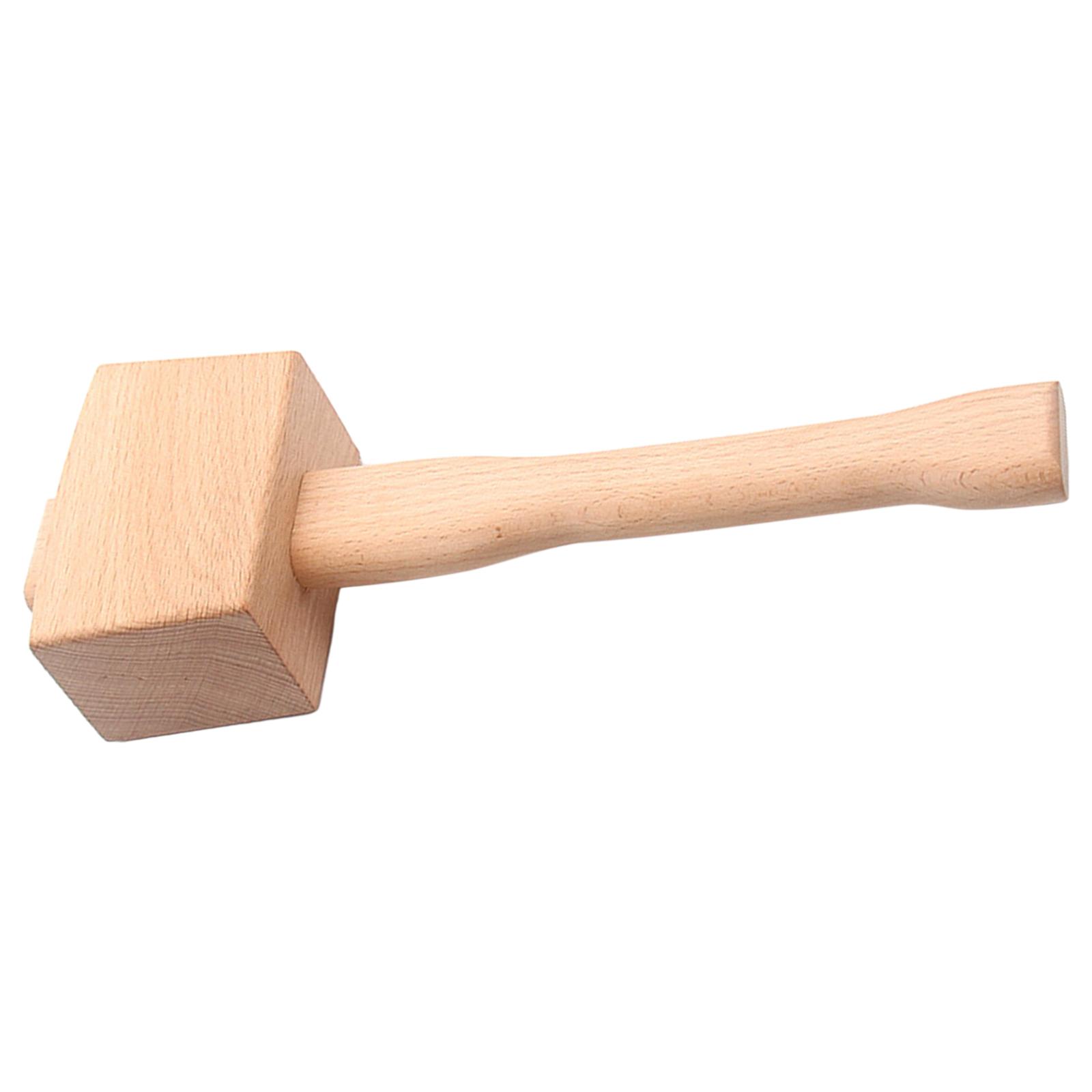 Description Picture 6 of itemSolid Beech Hammer Carpenter Wood Carving Mallet Smooth Surface Leathercraft and Woodworking Tool Hammer Handle