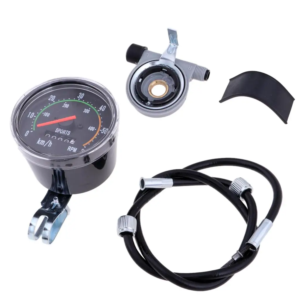  Speedometer Stopwatch , Mechanical Bicycle Odometer Cycle Computer