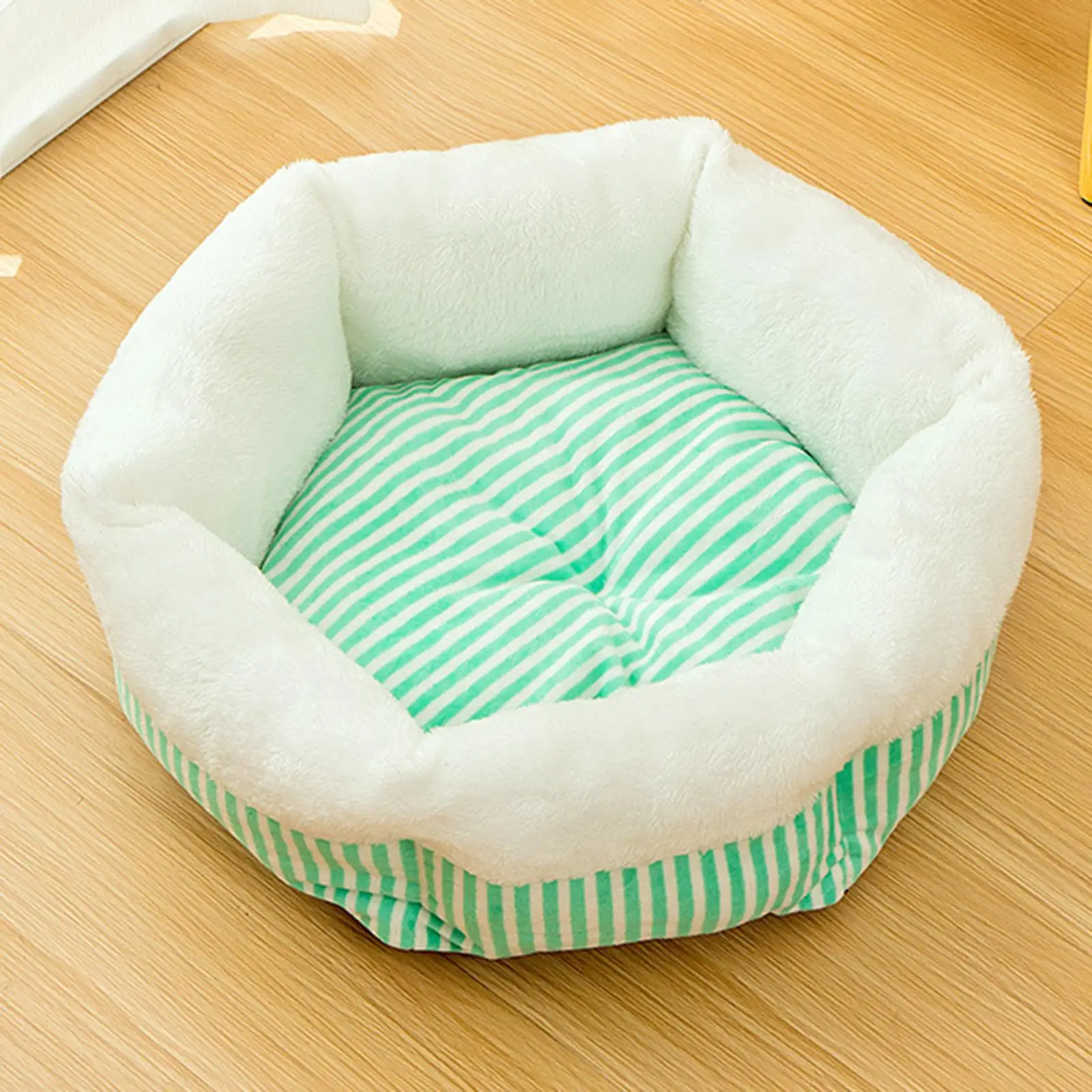 Comfy Cat Dog Cushion Bed Soft Warming Comfortable Anti Slip Bottom Mat for Cats Kittens