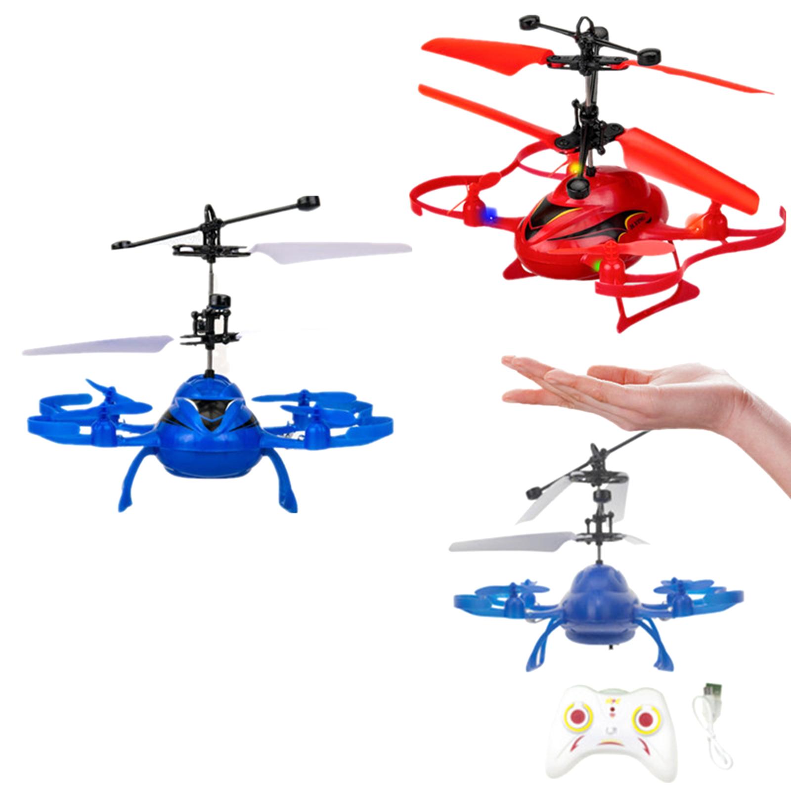 RC Induction Helicopter Battery Fall Resistant Gift Remote Control Aircraft Remote Control Helicopter Toys