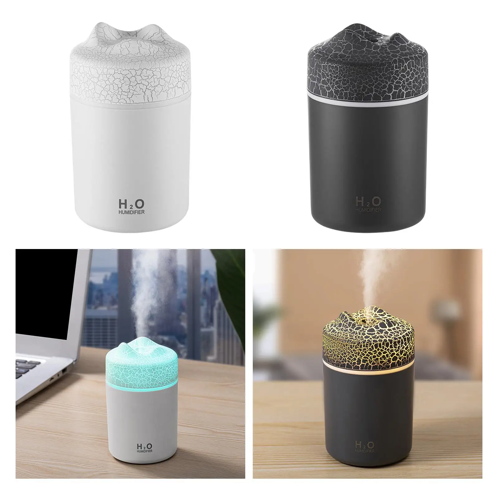 Cool Mini Humidifiers Small Night Light Air Humidifier Desktop Humidifier for Office Baby Bedroom Home NightStand
