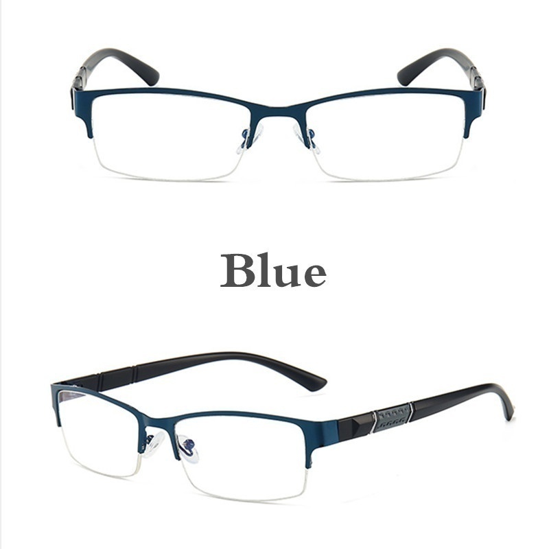 0 zu-6,0 Männer Lesebrille Klar Myopie Gläser Metall Rahmen Gläser für Männer Unisex Brillen Retro Brille für männer – Detail 9