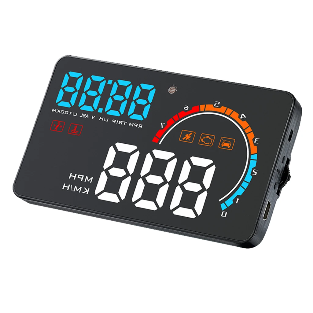 HUD OBD2  Inch Universal Multi-Function Vehicle-Mounted Heads up Display for