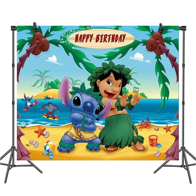 Lilo Stitch Birthday Party Decorations  Lilo Stitch Wedding Theme - Disney  Party 3d - Aliexpress