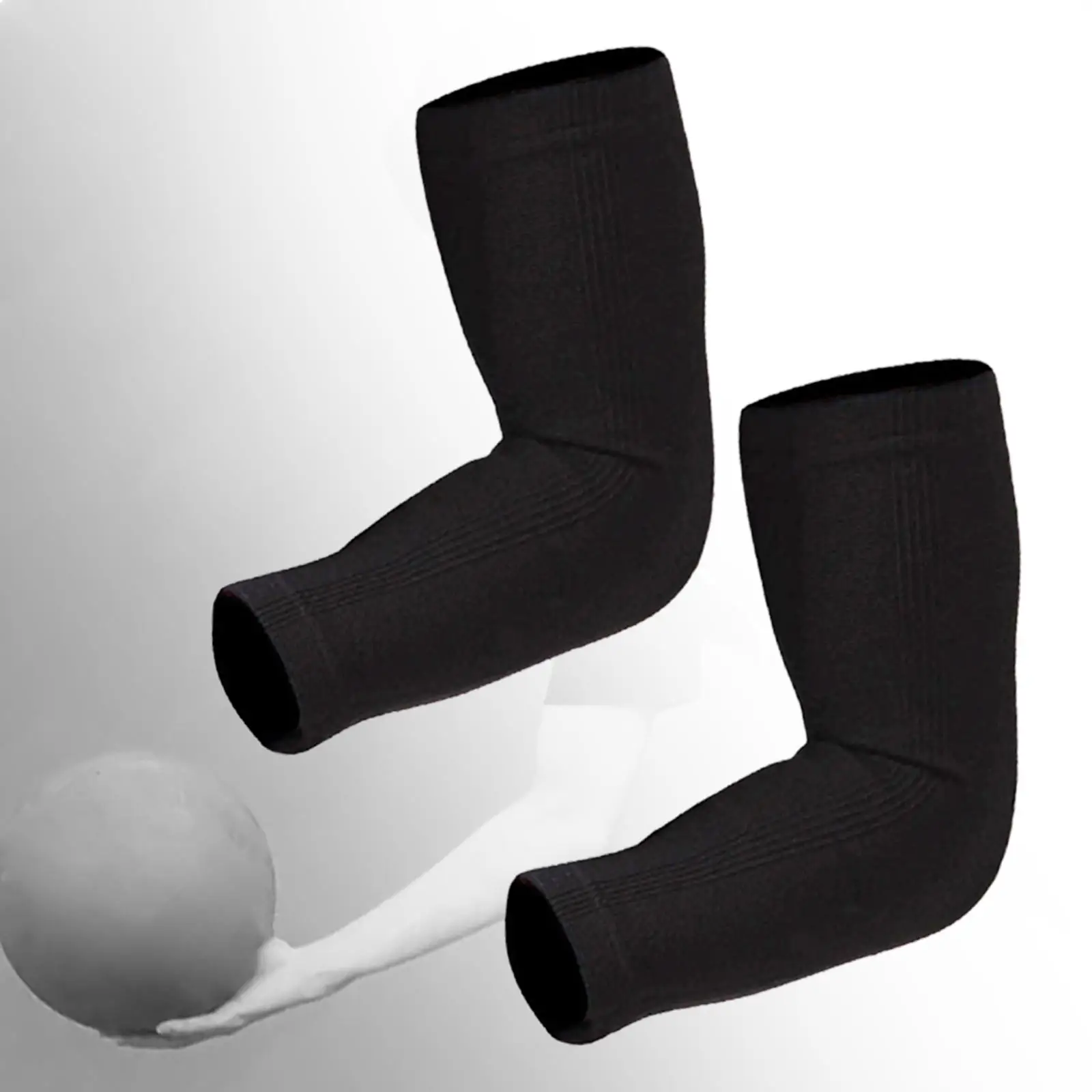 Elbow 1 Pair Compression Sleeve for Tennis Sport Cycling
