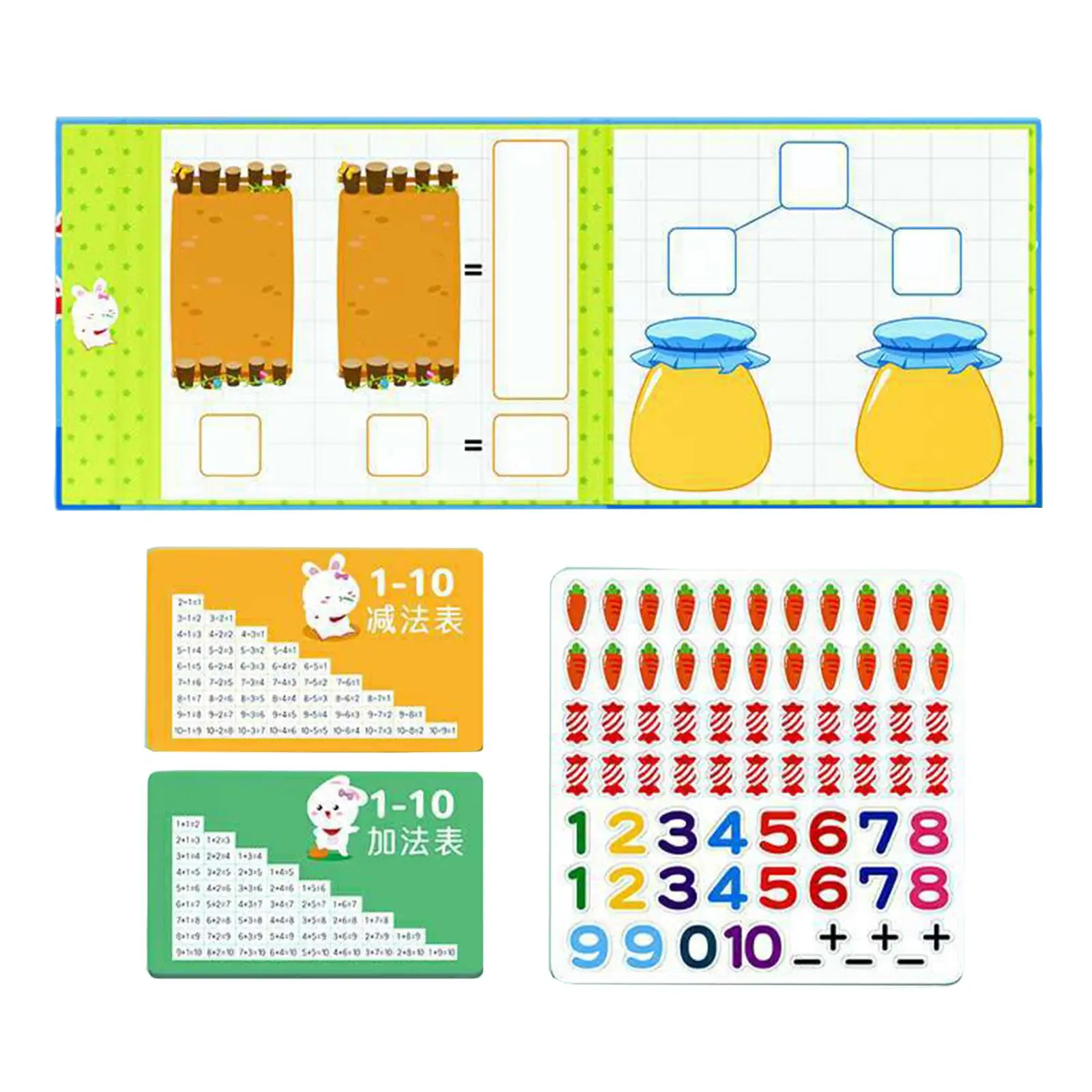 Math Addition Subtraction Toy Educational Toy Math Teacher Aids Number Learning Counting for Preschool Kindergarten Boy Children