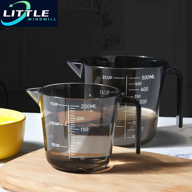 160ML Premium Clear Plastic Graduated Measuring Cup Pour Without Handle  Kitchen Measuring Cup - AliExpress