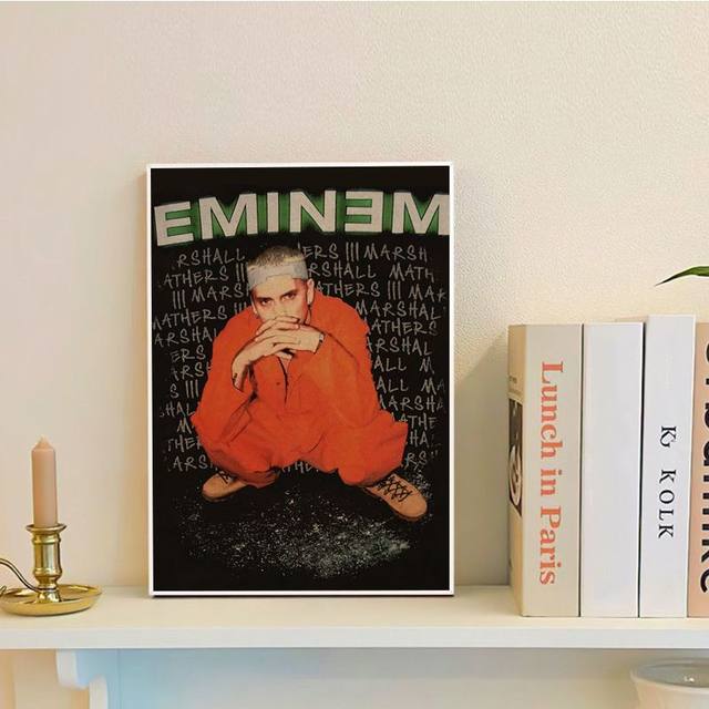 8 Mil Eminem Hip Hop Rapper Classic Vintage Posters Kraft