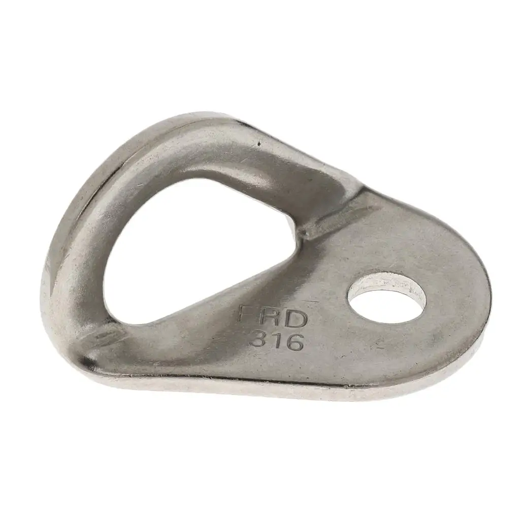 30KN Stainless Steel Mountaineering Tree Climbing Anchor  Hanger Plate