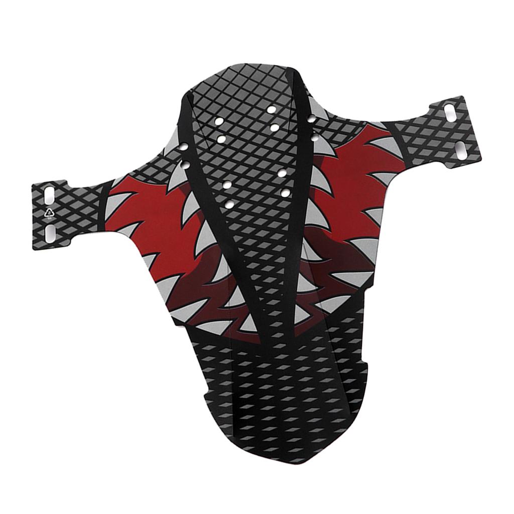 Mountain Bike Mud Guard Kit - Front MTB Fenders - Lightweight - Easy to Install - Select Colors Bicycle Parts