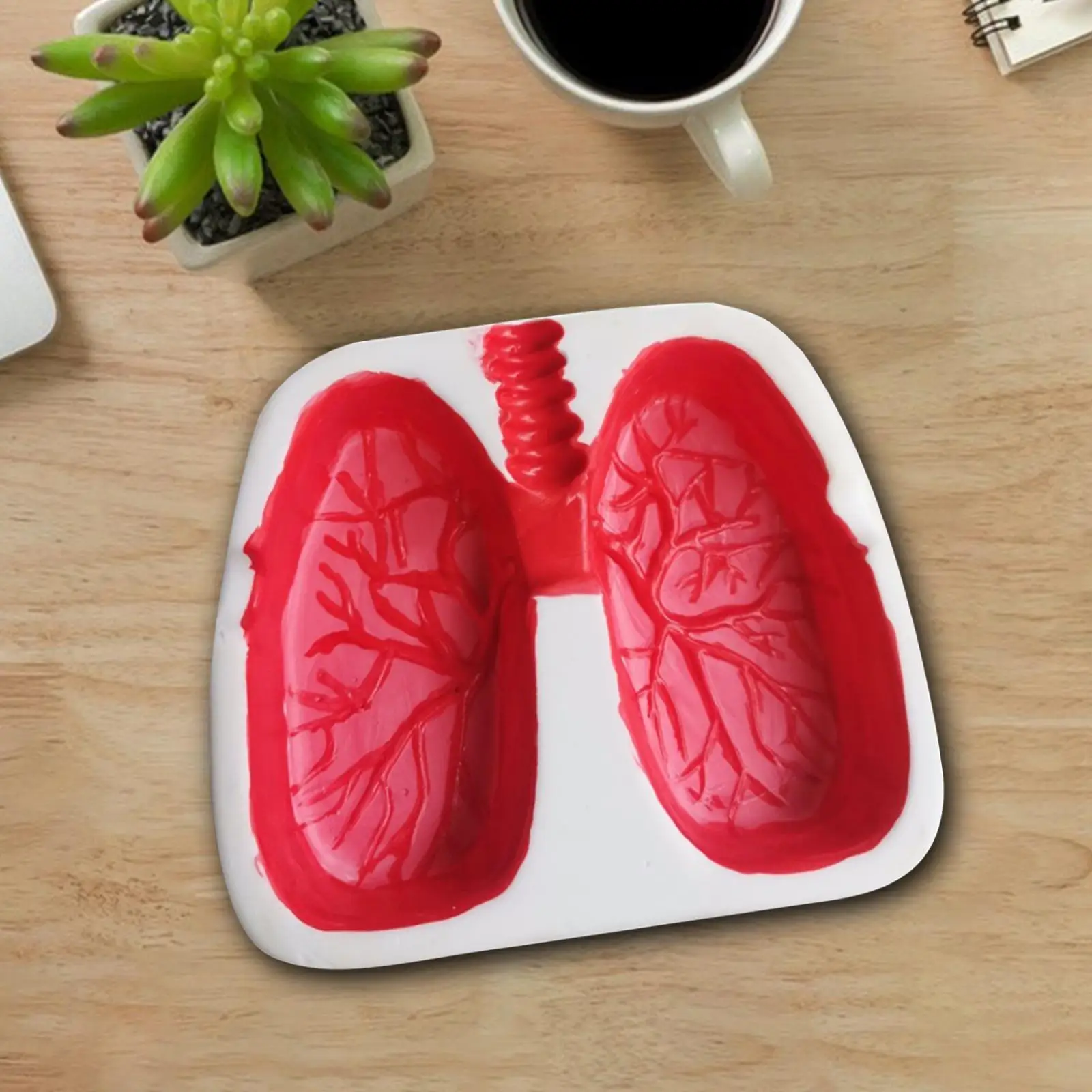 Fashion Lungs Ashtray Ceramic Cigarette Ashtray for Home Father Boyfriend Gift Decor