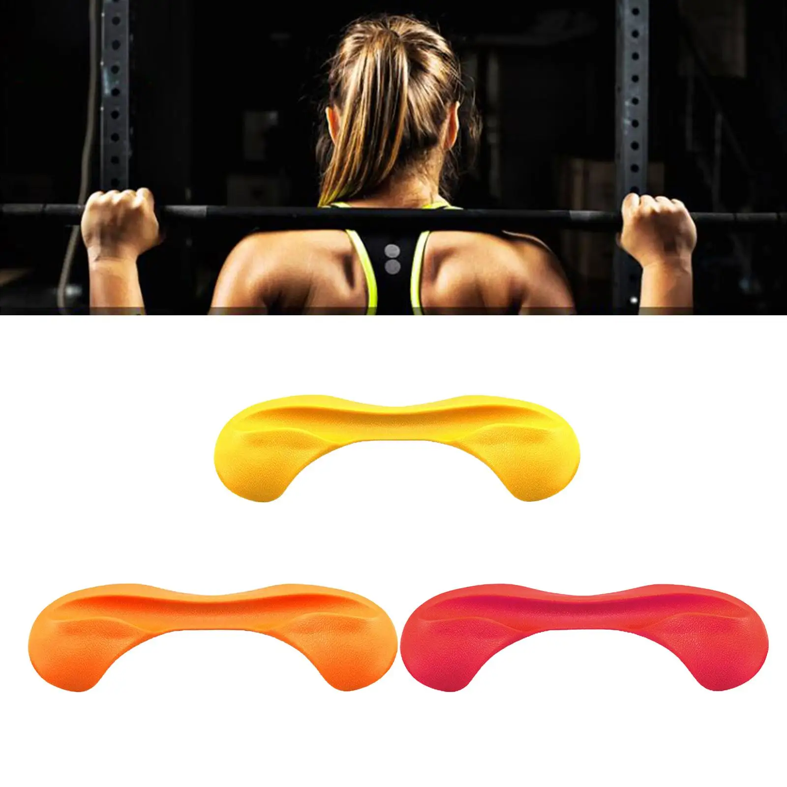 Multicolor Barbell Bar  Pad and TPE Material Support Weightlifting Protective Cover  Stabilizer Pad Fitness