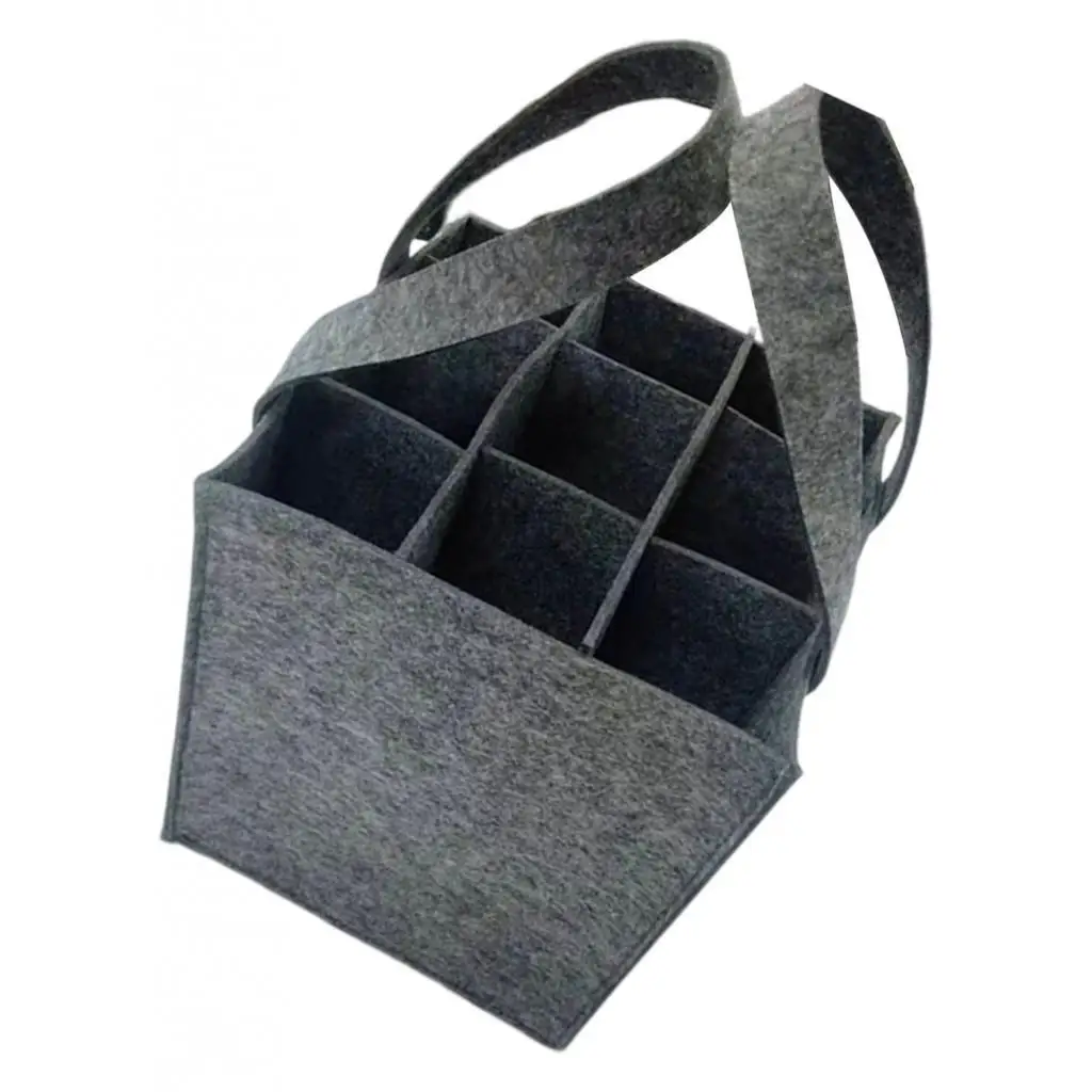 Felt Bottle Bag Shopping Bags Pouch Retails Bags Grocery Bag for Thanksgiving Party