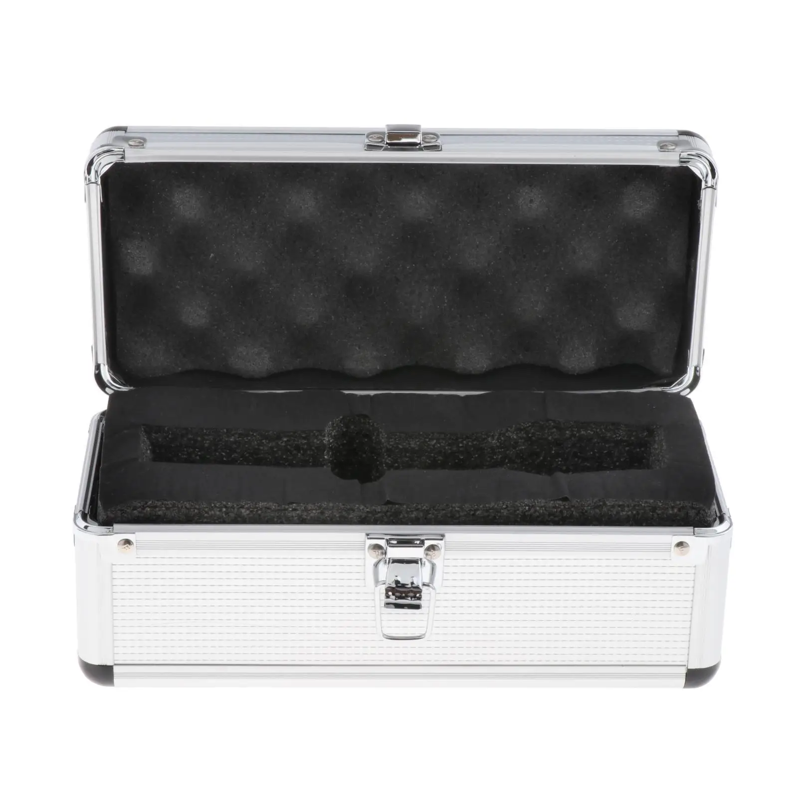 Portable Microphone Storage Case with Sponge Suitcase Mic Foam Case Hard Shell Case Carrying Case