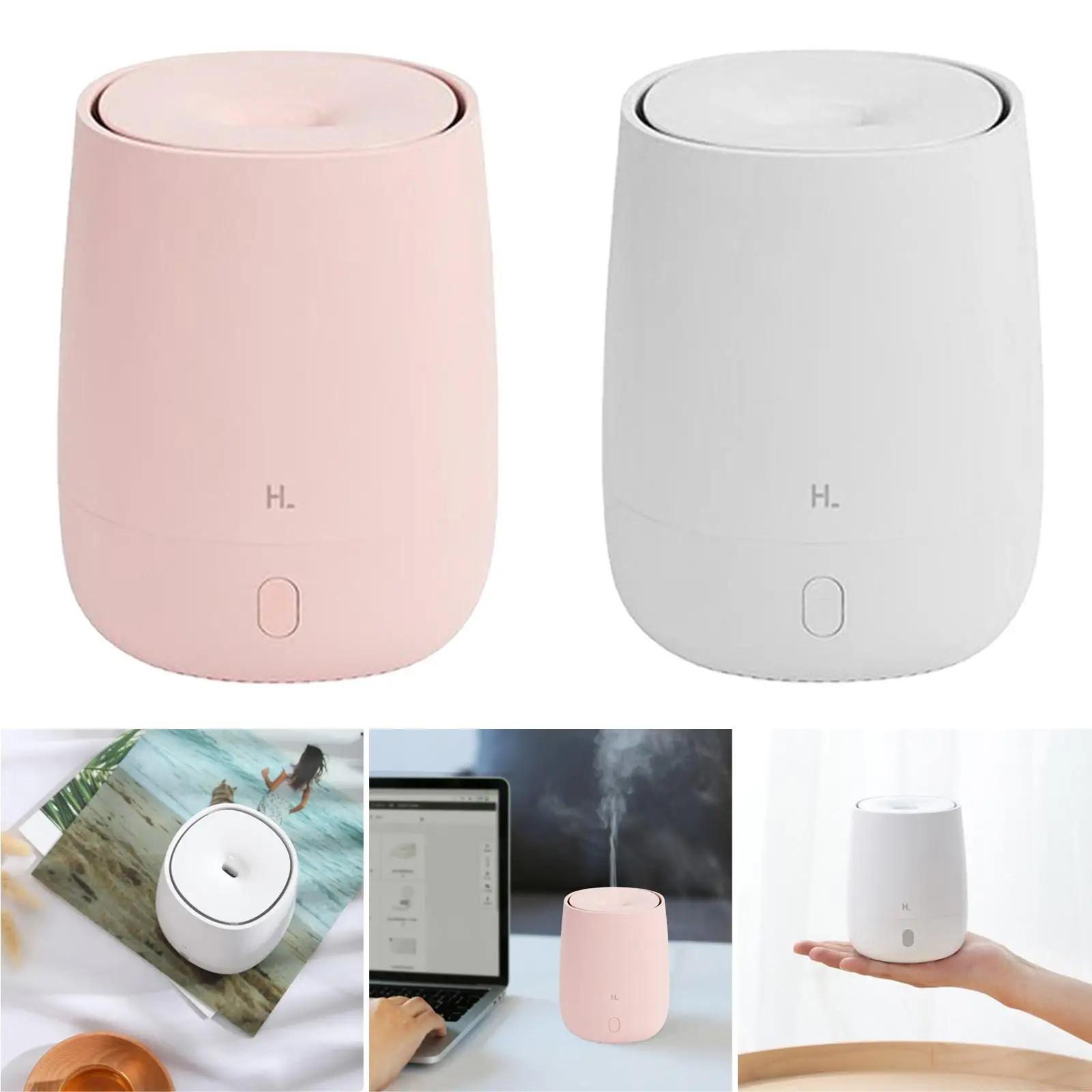 Electric Mini Ultrasonic Aroma Diffuser USB Essential Oil Diffuser LED Safety Night Light Scent for Desktop Bedroom Home SPA Car