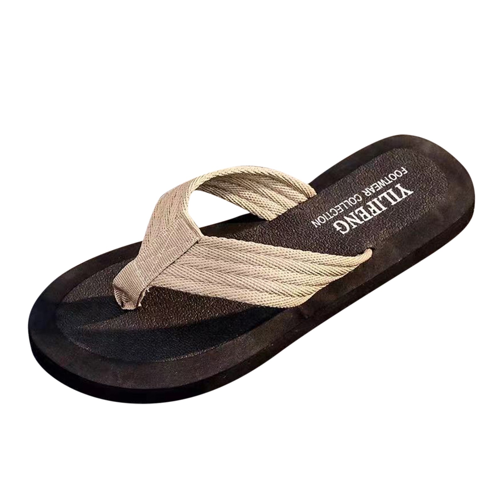 Title 6, New Sliders Beach Flip Flops For Men Shoes Fash...