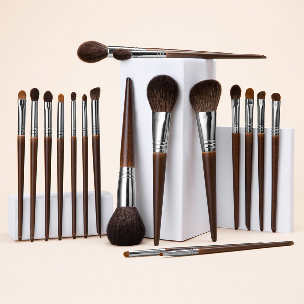 Best of OVW Natural Goat Hair Makeup Brushes Set Professional Kit Brocha Maquillaje Pedzle Do Makijazu Blending Smudging Brush Shader Reviews & Tips