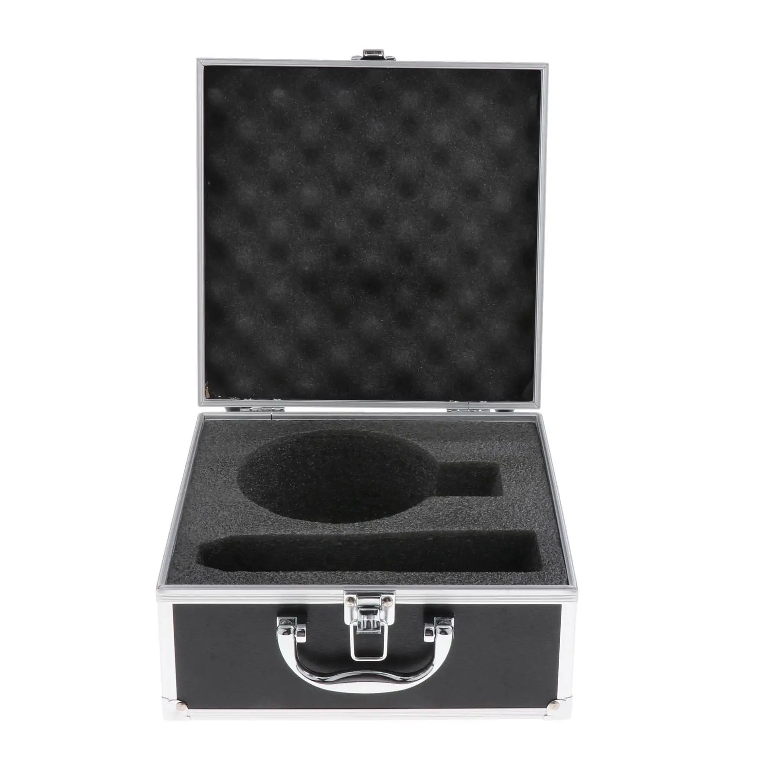 Portable Microphone Storage Case with Sponge Suitcase Mic Foam Case Hard Shell Case Carrying Case