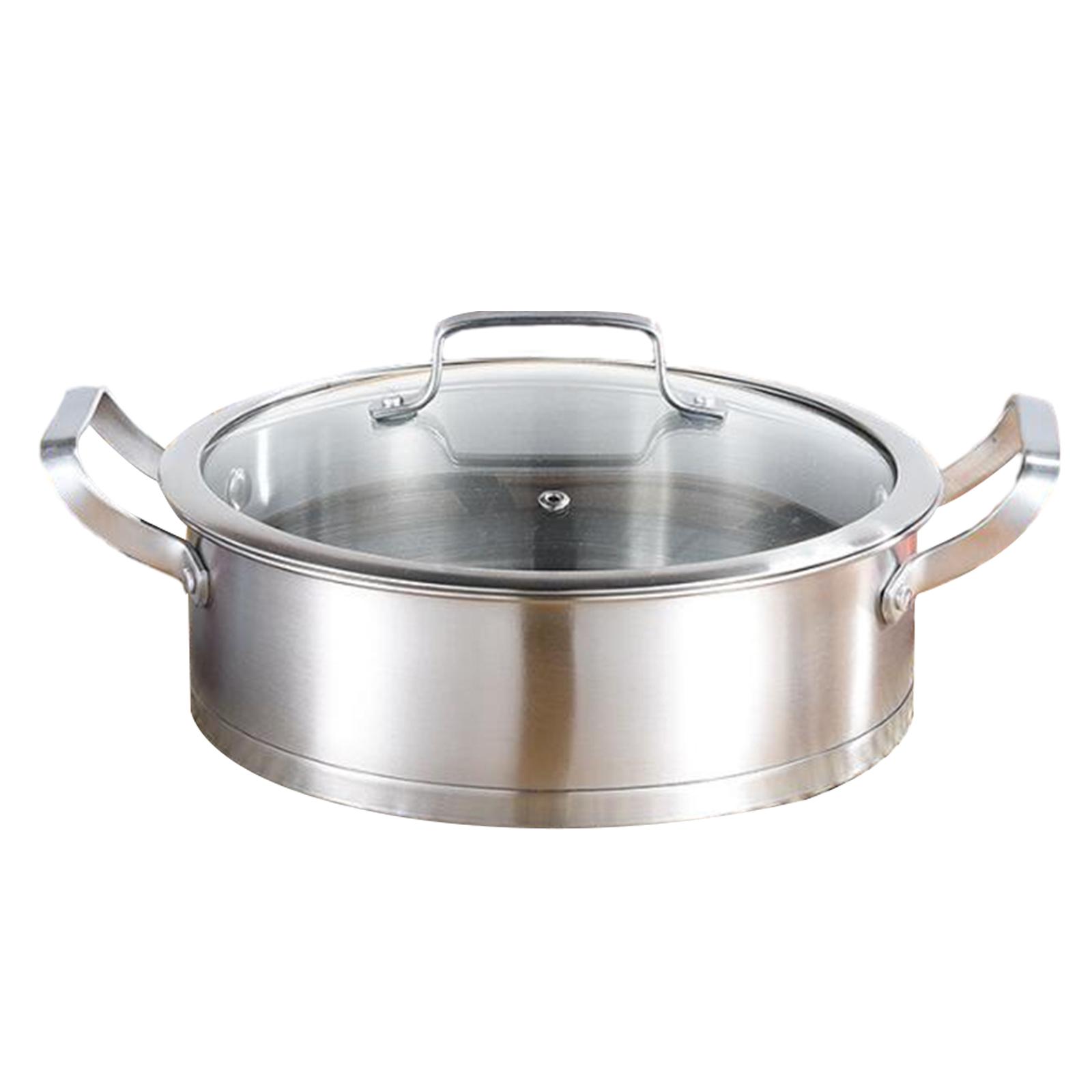 Kitchen Utensils Cookware Saucepan Portable Cooking Tools Stockpot Cooking Pot Kitchen Pot for Home Bar Cafe Kitchen Restaurant