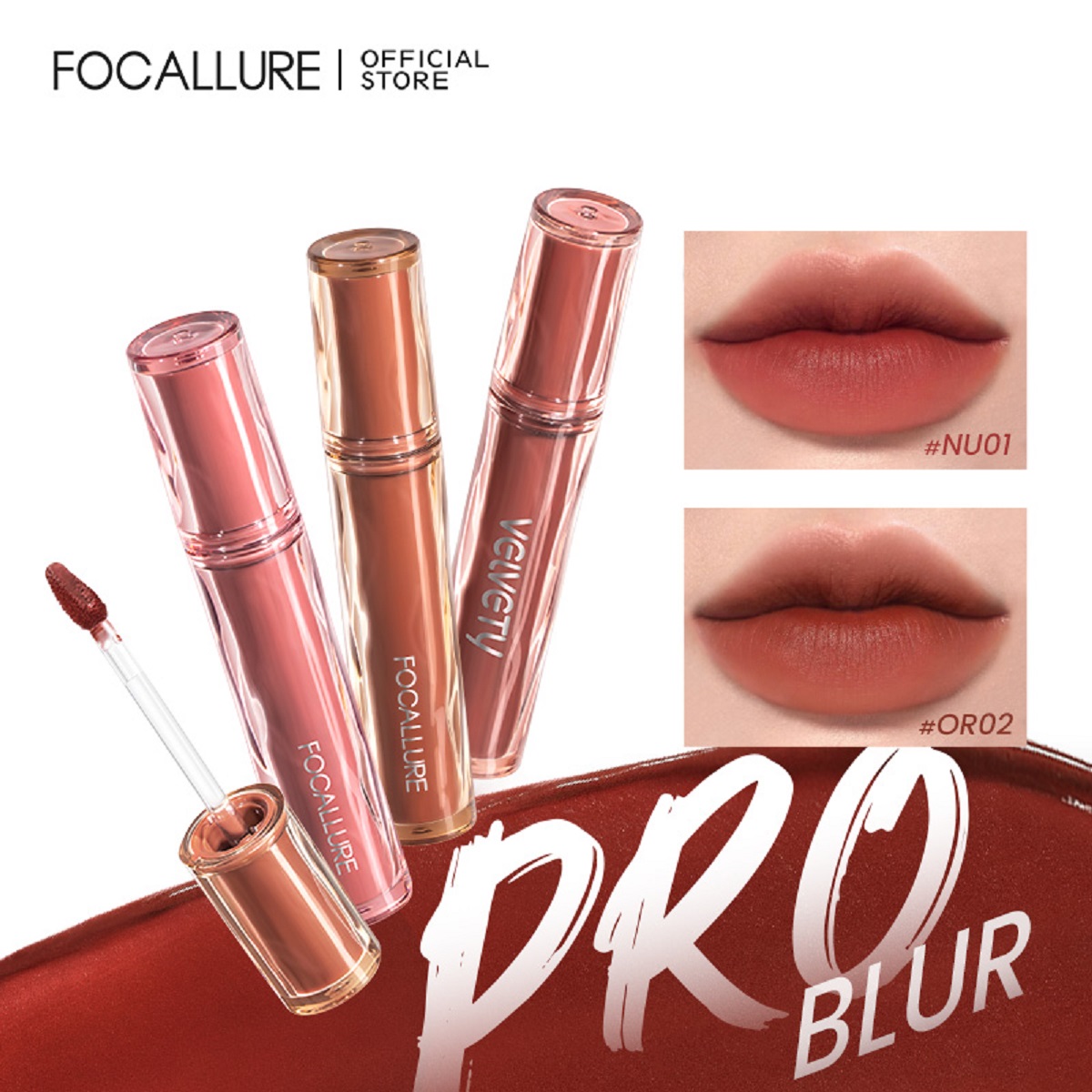 Best of FOCALLURE Velvet Matte Lip Gloss Silky-smooth Long-lasting Liptint Moisturizing Liquid Lipstick Cream Lip Glaze Makeup Cosmetics Reviews & Tips