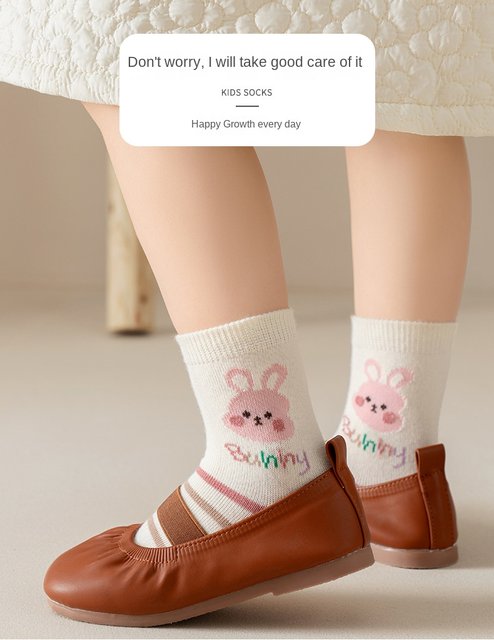 Chaussettes chauffantes pour enfants filles, mignonnes chaussettes de Style  japonais, manchettes en tricot rayé, chaussettes d'étudiant pour bébés en  bas âge - AliExpress