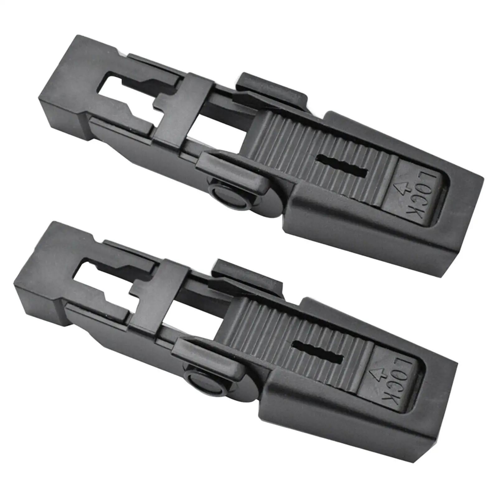 2x Auto Front Windshield Wiper Clip Dkw100020 Black for Discovery 2 L322 Replace Parts High Quality