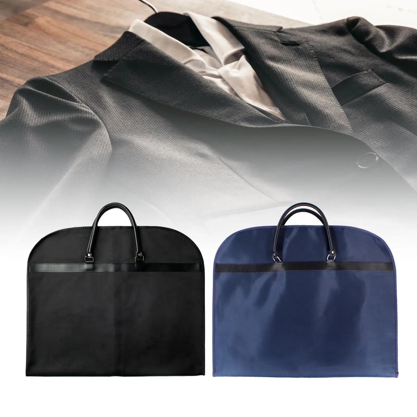 Suit Bag Oxford Cloth Hanging Clothes Garment Bag for Shirts Clothing Jacket