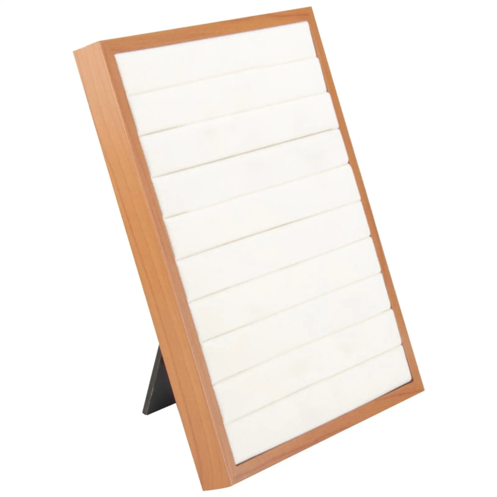 Wooden Jewelry Display Boards Showing Rack Freestanding Display Holder Storage Jewelry Tray for Counter  Shop Showroom