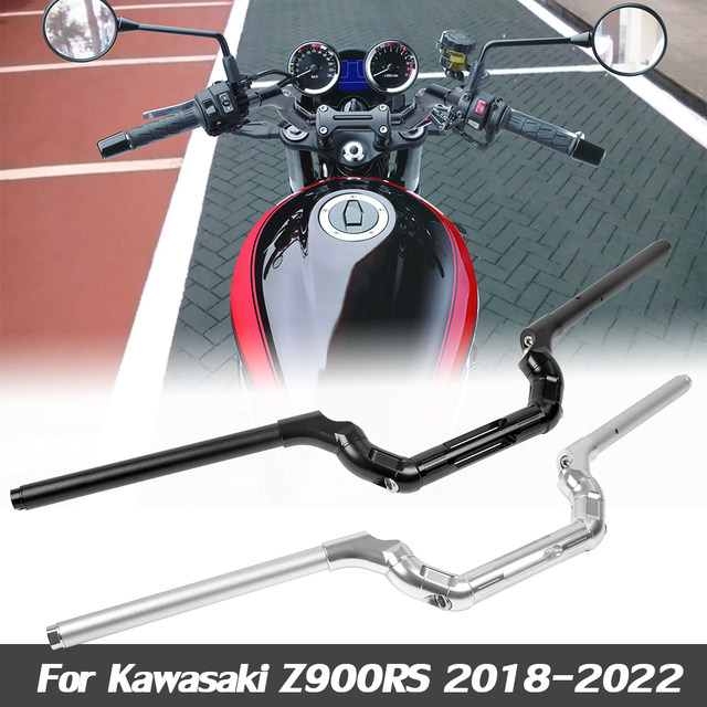 カワサキZ900,z950 rs,z900rs,2018 2019 2020 2021 2022用のCNCアルミハンドルバー