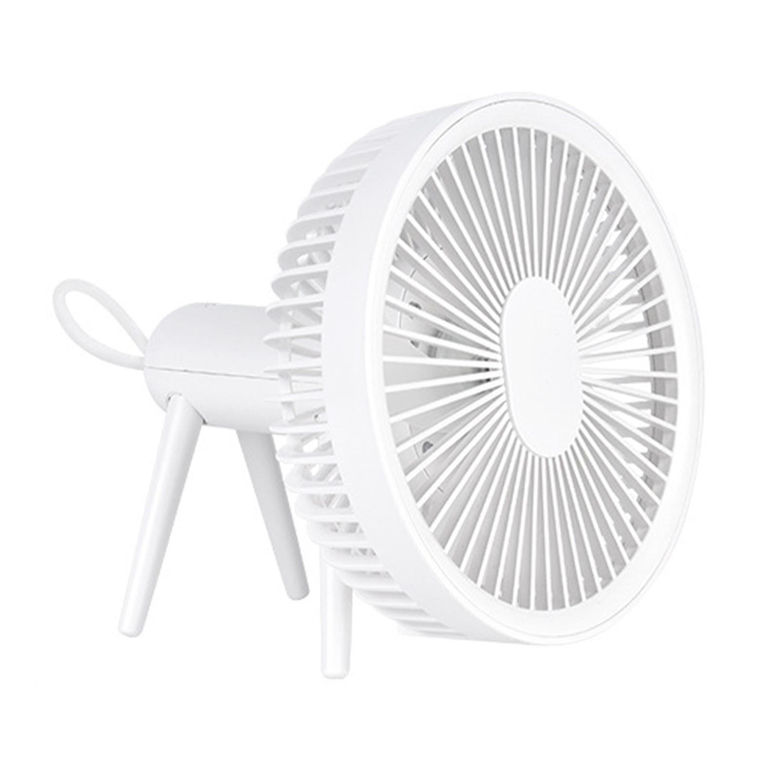 USB Desk Fans Air Cool Fan 4 Speeds Personal Table Cooling Fan for Backpacking Car