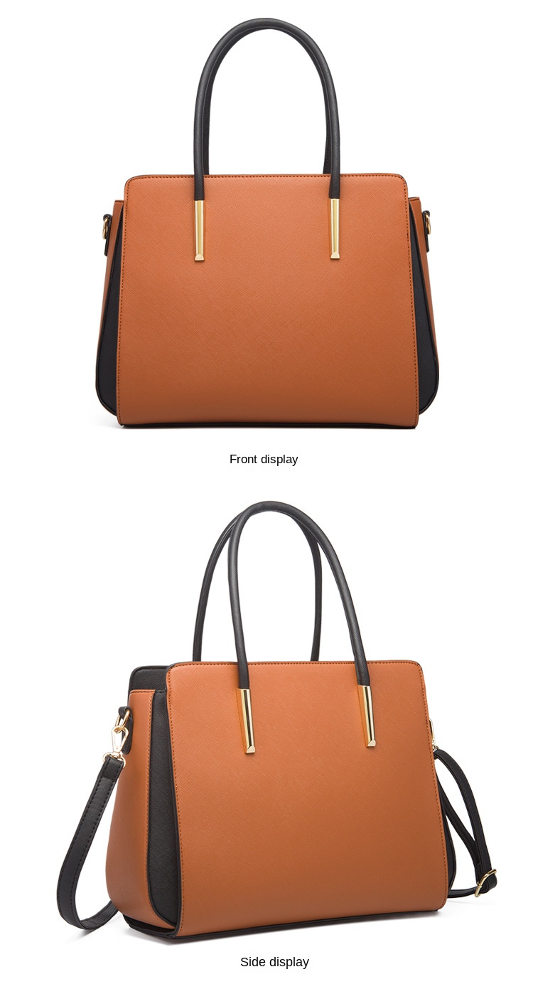 Borsa Donna Top Quality Fashion Color Matching Borsa Madre in quattro pezzi Borsa a tracolla fresca, semplice e pratica_voghion.com