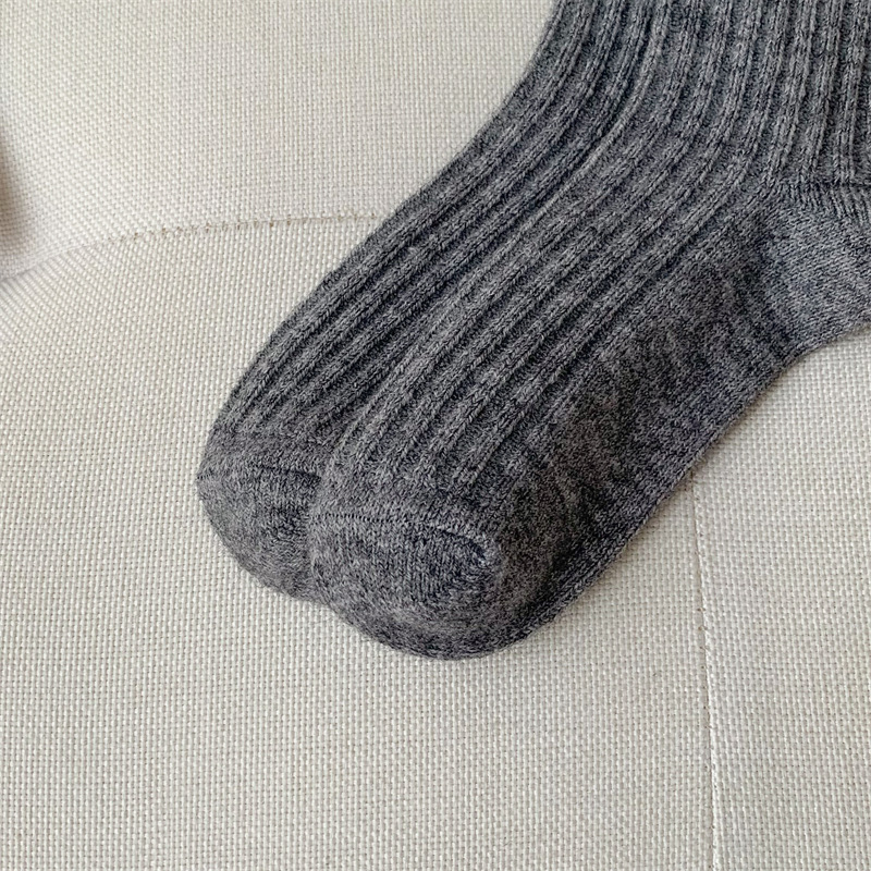 2022 New Winter Thicker Cashmere Wool Women Socks Casual japanese fashion Solid Color Long Sock Girls Thermal Warm Crew Sock