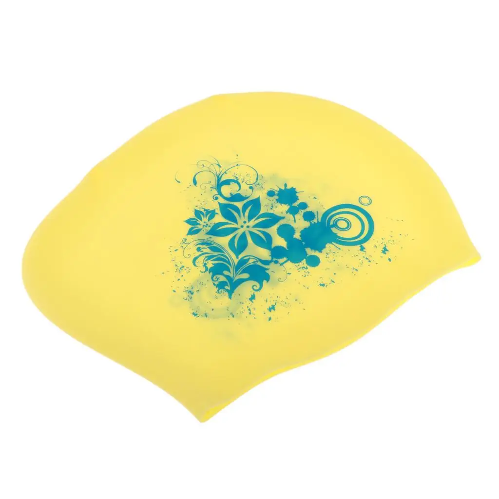 SWIMMING HAT Durable, elastic silicone pool beach swim head for long